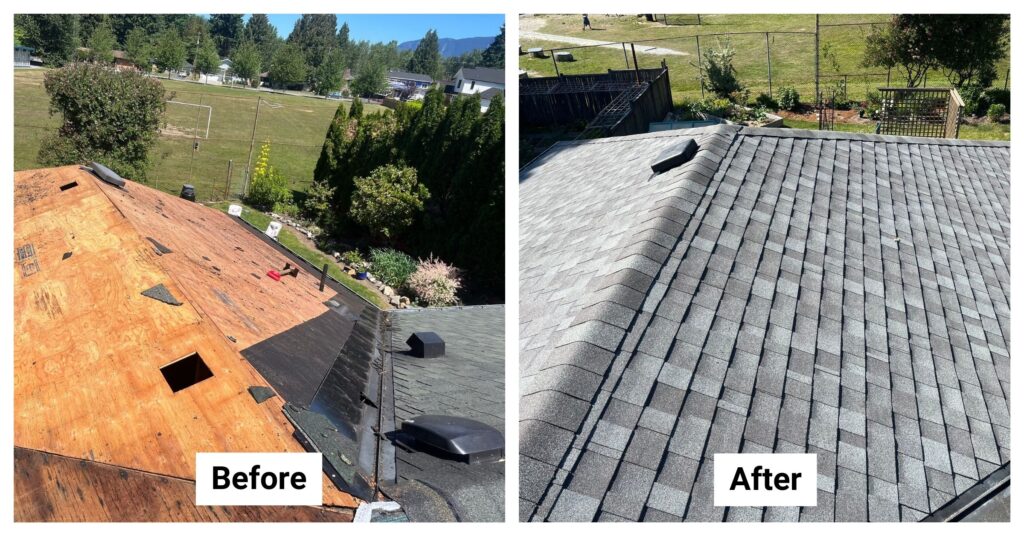 Roof Replacement - from Asphalt Shingle to Asphalt Shingle - 943 Dundonald Drive, Port Moody, BC V3H 1B8