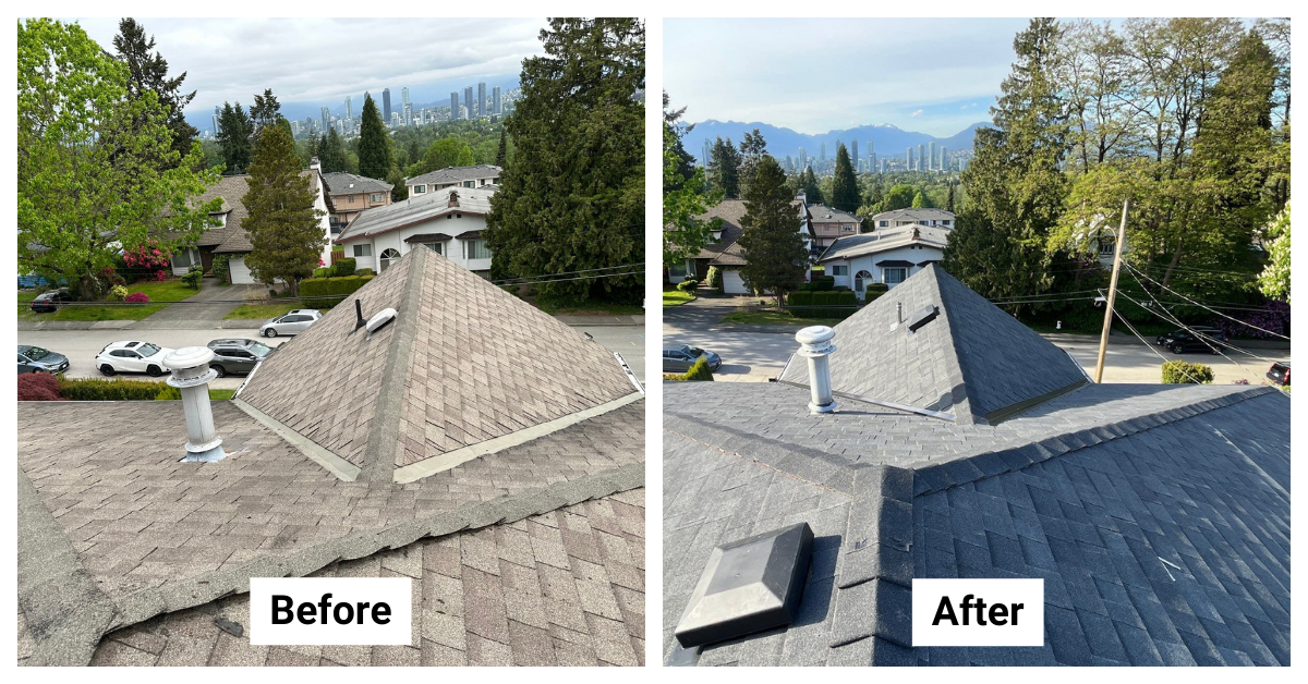 Roof Replacement - from Asphalt Shingle to Asphalt Shingle - 4788 Buxton Street, Burnaby, BC V5H 1J3