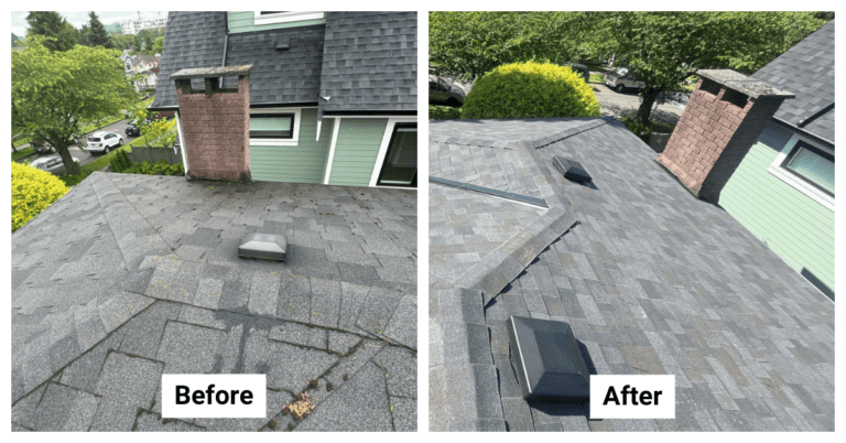 Roof Replacement - from Asphalt Roof to Asphalt Roof - 2561 East 7th Avenue, Vancouver, BC V5M 1T3