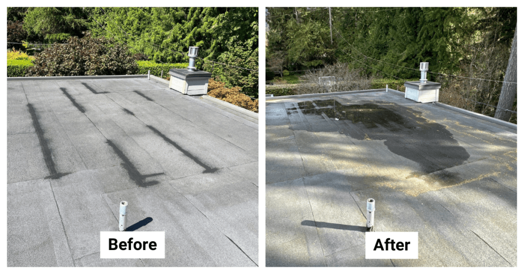 Roof Repair - Rolled Roofing - 4374 Skyline Drive, North Vancouver, BC V7R 3G7