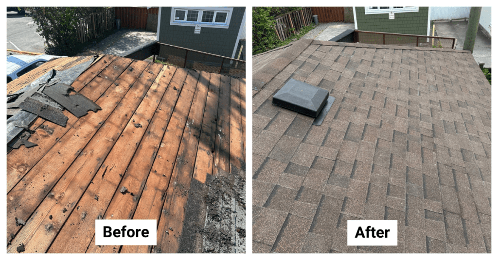 Roof Replacement - from Asphalt Shingle to Asphalt Shingle - 656 East 48th Avenue, Vancouver, BC V5W 2E6